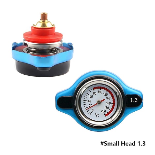 0,9 bar 1,1 bar 1,3 bar termost radiatorlokk Tankdeksel Vanntemperaturmålerdeksel Racerbil stort eller lite hode Small Head 1.3