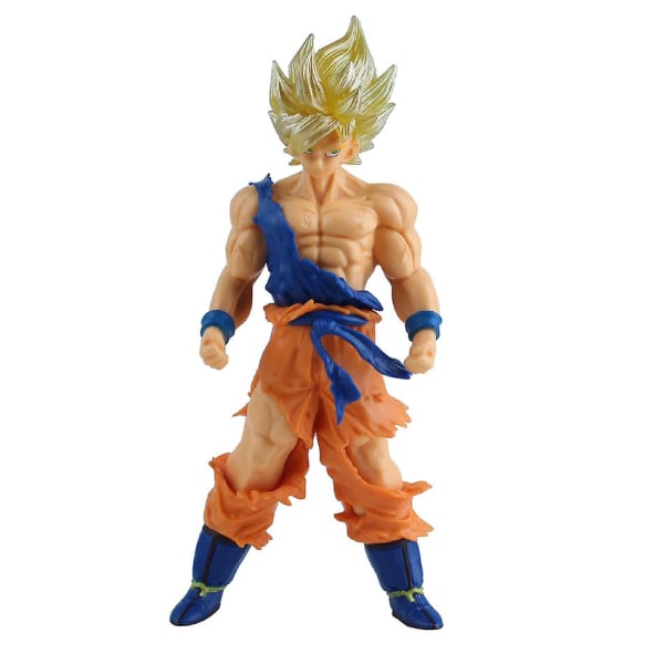 Dragon Ball Super Figurer Anime Modell Son Goku Silver Actionfigur Gogeta Figur 18cm Staty Samlarobjekt Leksak Bejta Figma 18CM6