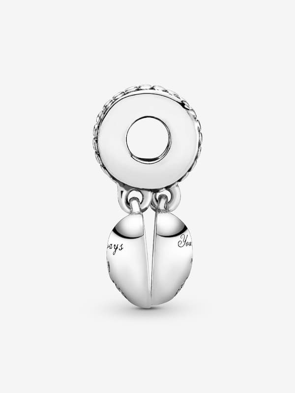 Pandora - Mor & Datter Hjerter Dingle Charm - Sterlingsølv