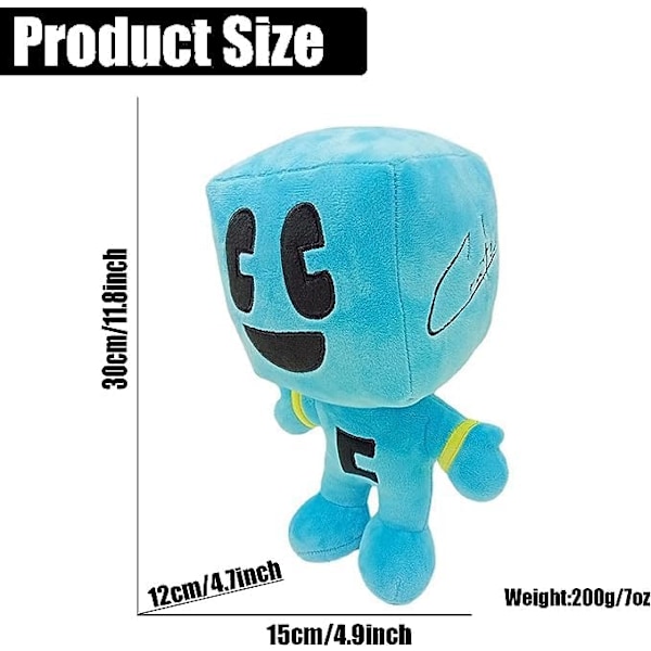 Minecraft-leker, Minecraft-kosedyrfigurer, Creeper-kosedyr, myk plysjleke, samleobjektgave til barn og fans
