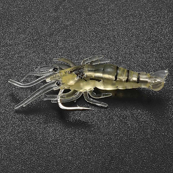 10 stk/pakke 4 cm fiske myk reke lokke Pesca lokke nær karpe jigg