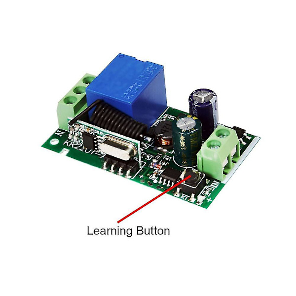 433mhz AC 110v 220v Lampe Smart Home Trådløs Rf Fjernbetjening Afbryder Modtager K/g Sender Til Pære Kontrol