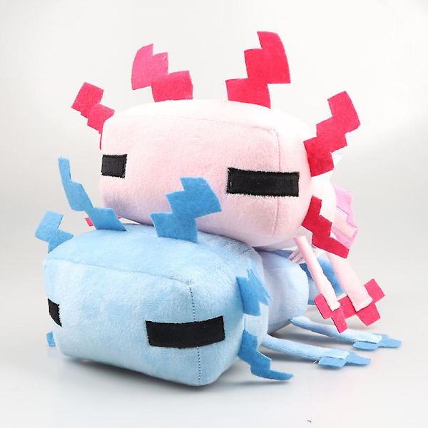 30cm Blå Axolotl Plyschleksak Mjukt Stoppat Djur Cartoon Plushie Axolotl Dockor Barn Vuxna Gamer Födelsedagspresent Heminredning 44cm