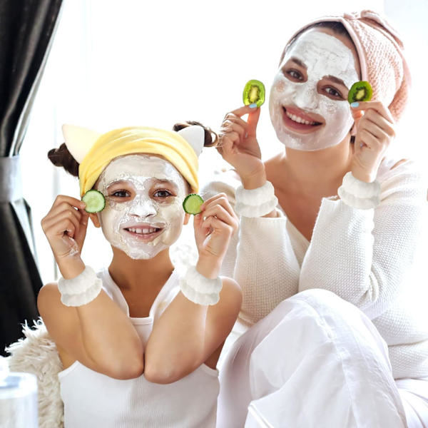 Ansigtsvask Håndledsbind Spa Vask Ansigt Svedbånd Makeup Elastisk Håndled Vask Bånd Absorberende Håndklæde Håndledsbind Håndledsbind