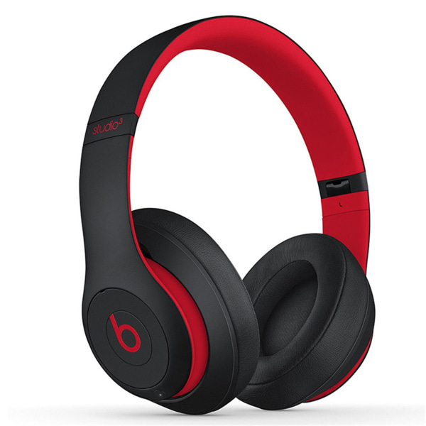 För Beats Studio3 trådlös brusreducerande Bluetooth hörlurar Headset 2024 BlackRed