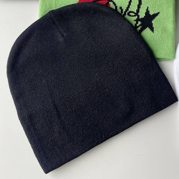 Y2k Hue Beanie Huer Strikket Uld Hue Brev Stjerne Jacquard Hue 2000'erne Sød Mænd Kvinder Unisex Skull Cap Ski Cykling Udendørs style 3