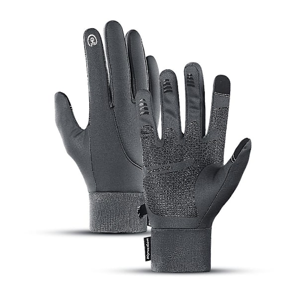 Comfyhands - Termiske Handsker, Comfyhands Vinter Touchscreen Handsker Til Mænd Kvinder L Gray