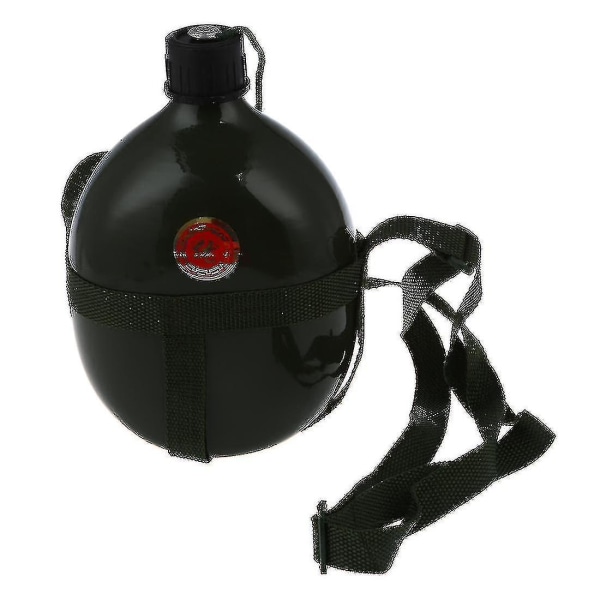 1,5 l militär sportvattenflaska justerbar axelrem (hy)