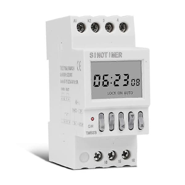 Digital astronomisk timer-kontakt indendørs timer med astronomisk ur 220V