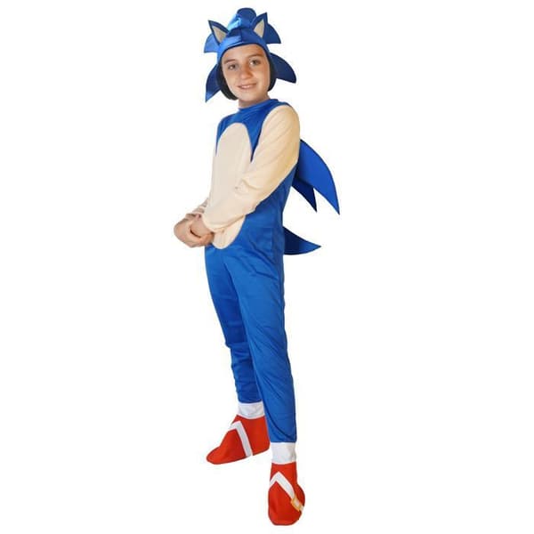 Sonic the Hedgehog-kostume til børn 5-7 years old