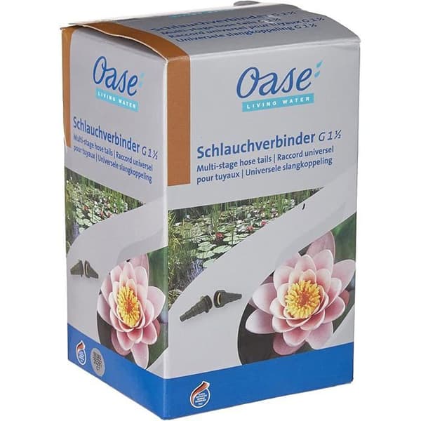 Oase Universal Slangekobling 1 1/2\", Sort
