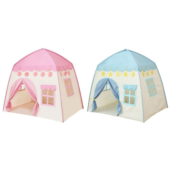 1,3M lasten teltta leikkihuone ROSA blue