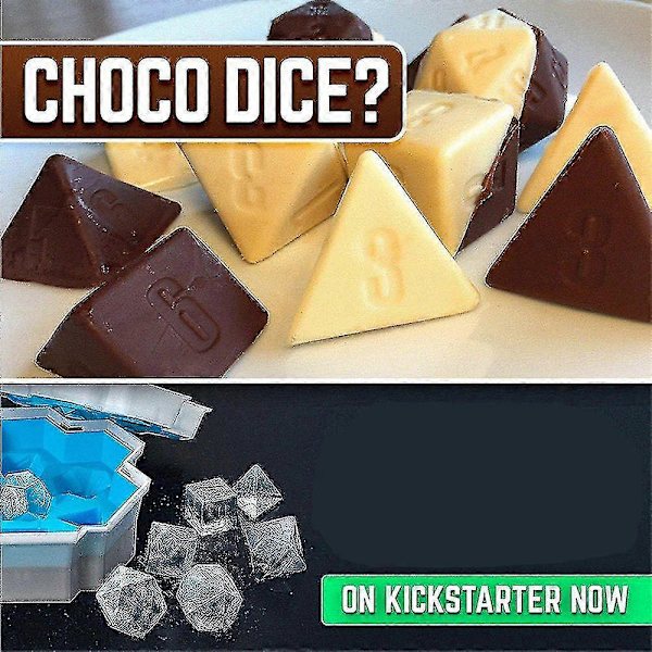DIY Tärningsformade Isformar Chokladkaksformar