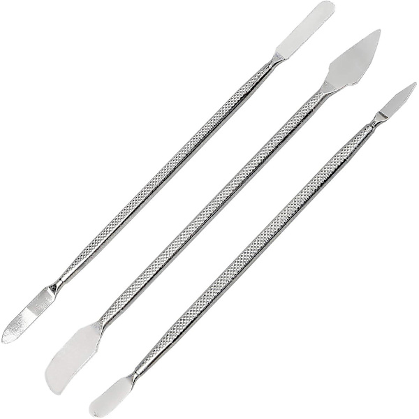 Metallspudger öppningsverktyg för demontering (3-pack), för att öppna surfplattans skärm, mobiltelefon/ipad/surfplatta/laptop Cisea reparationsverktygssats