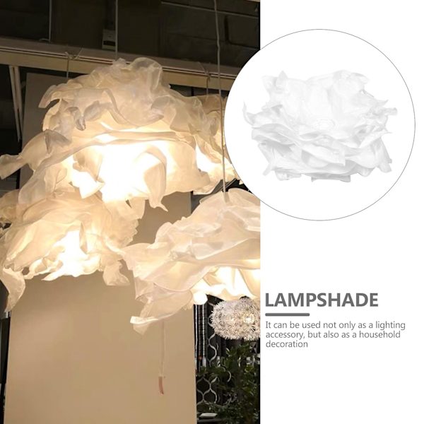 Rattan Pendellamper Gulvlampe Skjerm Rispapir Lampeskjerm Flytende Skylampe