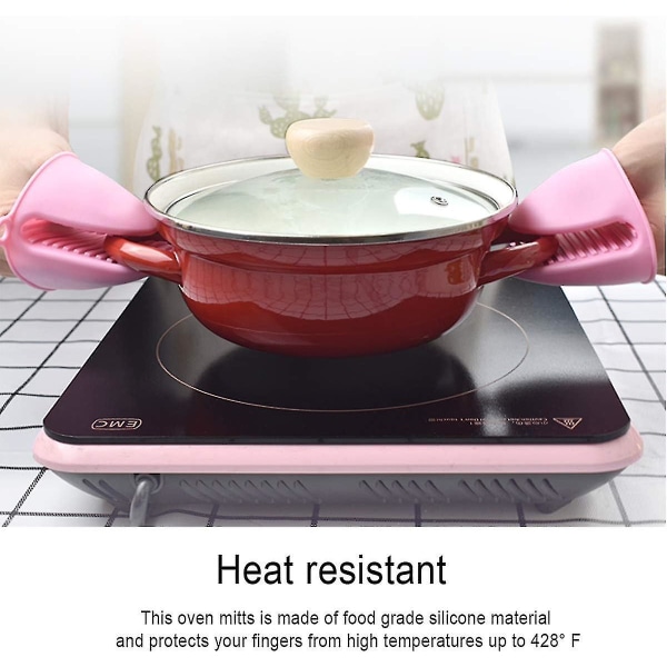 Varmebestandige ovnhandsker Silikone Mitt Køkkenpakke