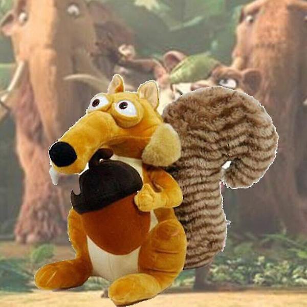 Rolig söt djurdocka Ice Age 3 Scrat Ekorre Plysch Barn Leksak Dekorationer Födelsedagspresent Anti-rynka Kudde För Barn