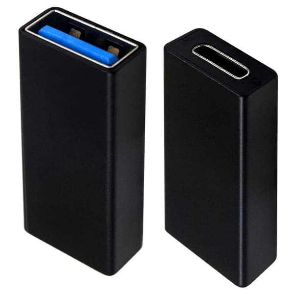 2 stk USB Type C 3.1 hunn til 3.0 A hunn data synkronisering ladeadapter-kontakt Ft (FMY)