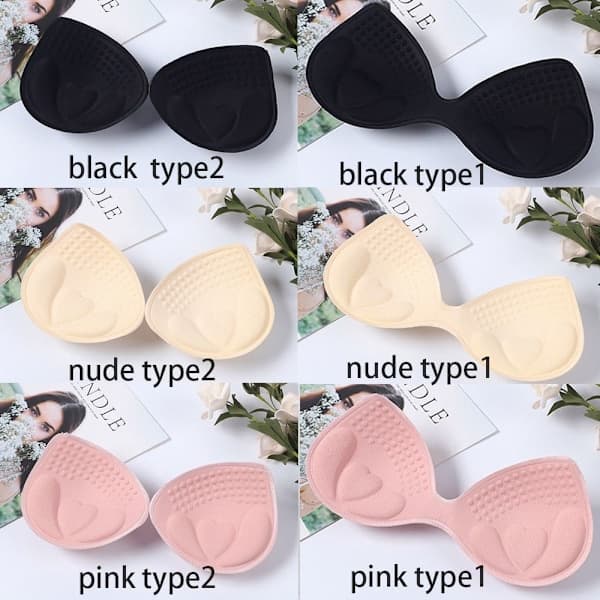 Tykk bh-indlæg Bikini indsats beskyttende NØGEN TYPE1 TYPE1 nøgen nøgen type1-type1 nude type1-type1