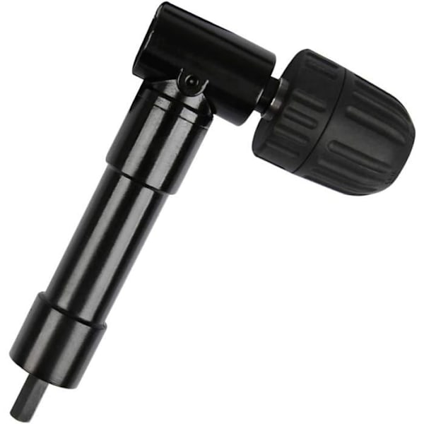 90° Rettvinklet Selvstrammende Chuck, Hurtigutløser Albue Drill Chuck Skrutrekker Bit Vinkel Driver Adapter