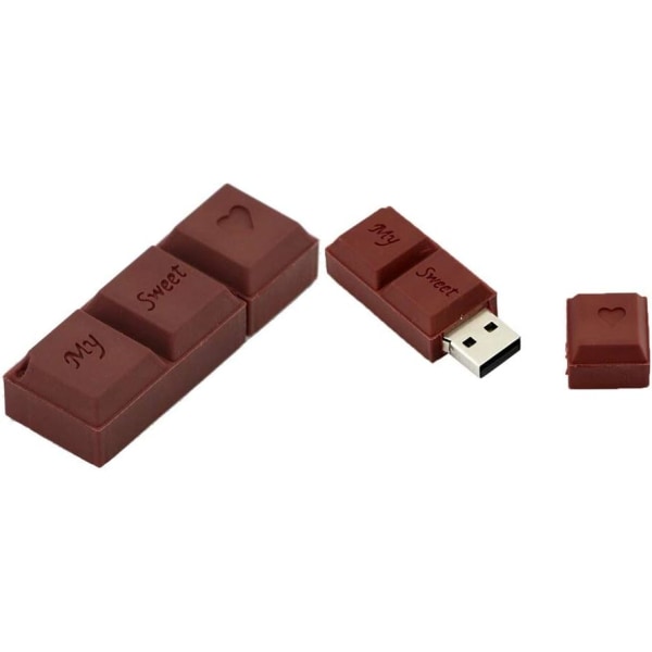 16 GB chokladmodell USB 2.0 Flash-minne Bulk Thumb U Disk Sticks Datalagring USB Flash Drive USB Stick Memory Stick USB Drive Flash Disk