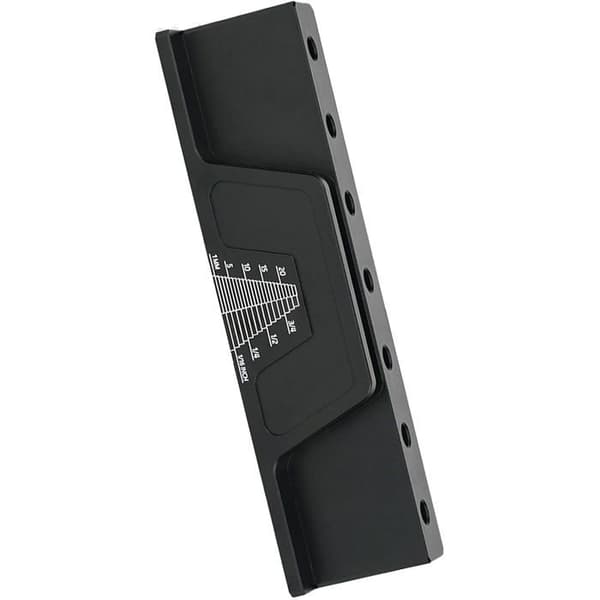Fræsejernsholder, fræsejernsholder i aluminiumslegering med 7 magnetiske slidser til 1/4\" bits