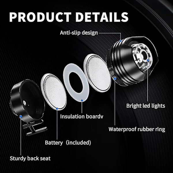 2 st LED Croc (färg: silver) Skoljus, strålkastare för Croc, små lampor, 2 st roliga Croc strålkastare för skor, små LED-lampor för vuxna och barn Crocs