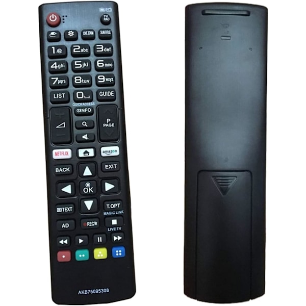 TV-fjärrkontroll AKB75095308 Ny ersättningsfjärrkontroll Passar för olika LG Ultra HD TV-knappar för LG TV 28MT49S 32LJ610V 43UJ630V 43UJ634V