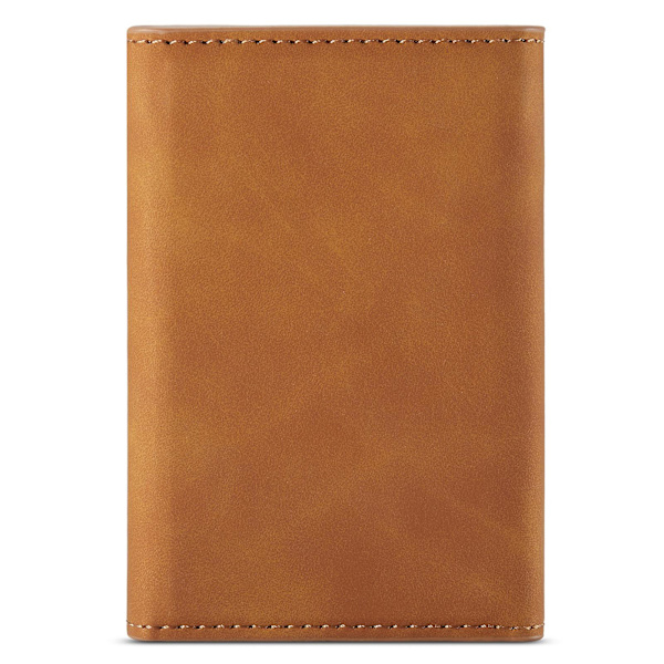 Dg.ming M1-serien PU-läder magnetisk absorption stängning Tri-fold ficka plånbok kontantkort hållare myntväska Brown