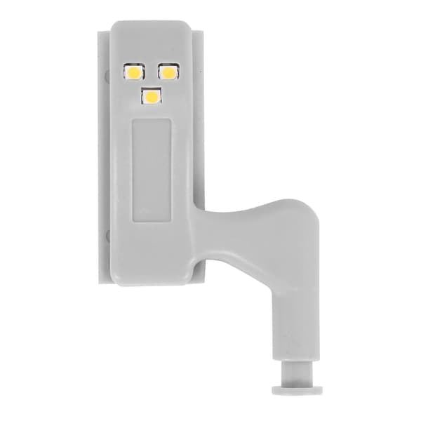 10 stk LED hengende lys for skap og garderober, smart sensorlys, varmhvit