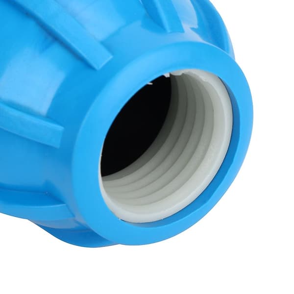 4 stk PE-plast 25mm til 25mm rett vannledningskobling rørforbindelsesmontering