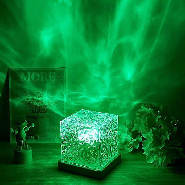 Nordlys Lampe, Healixo Lys, Halolume Lampe, Waveqube Bølge Lampe