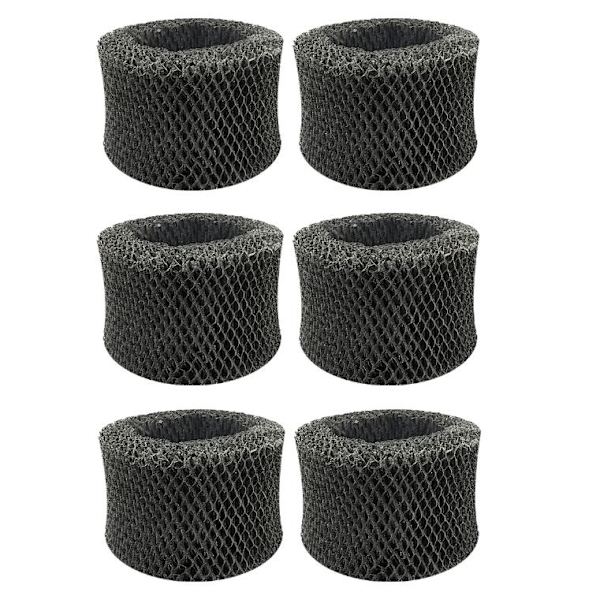 6 kpl Ilmankostuttimen suodattimia Philips HU4102/FY2401 Hu4801 Hu4803 Hu4811 Hu4813 Hu4814 Hu4816 -ilmankostuttimille Black