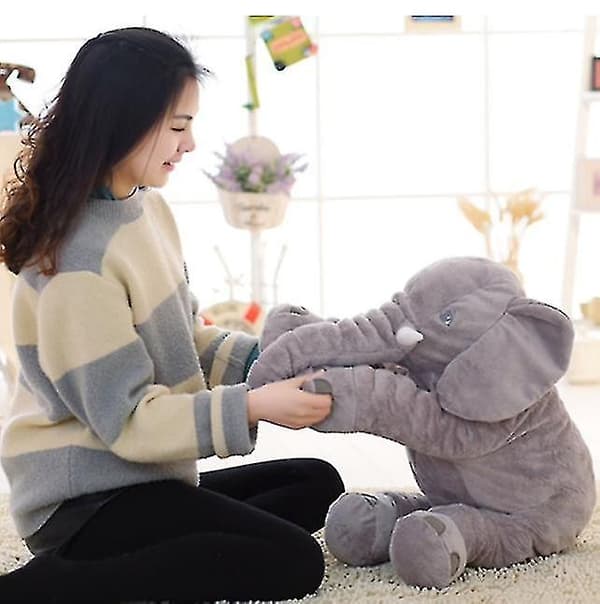 Elefant Plys Legetøj Børnedag Gave 15.7\" Hy