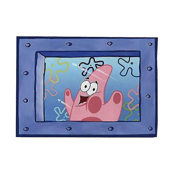 Tecknad Gobeläng Roliga Gobelänger Bakgrund För Sovsal Vardagsrum Väggdekor 100cmx70cm Patrick Star