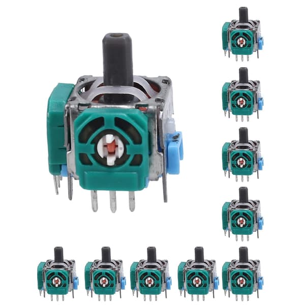10 stk. 3d Analog Joystick Sensor Modul Potentiometer Tommelfinger Stick Til Pro Slim Controller Reparation Par Hy