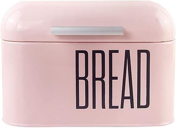 Brødbeholder til bordplade med låg til brød, kager 2,5L Stor kapacitet, Pink