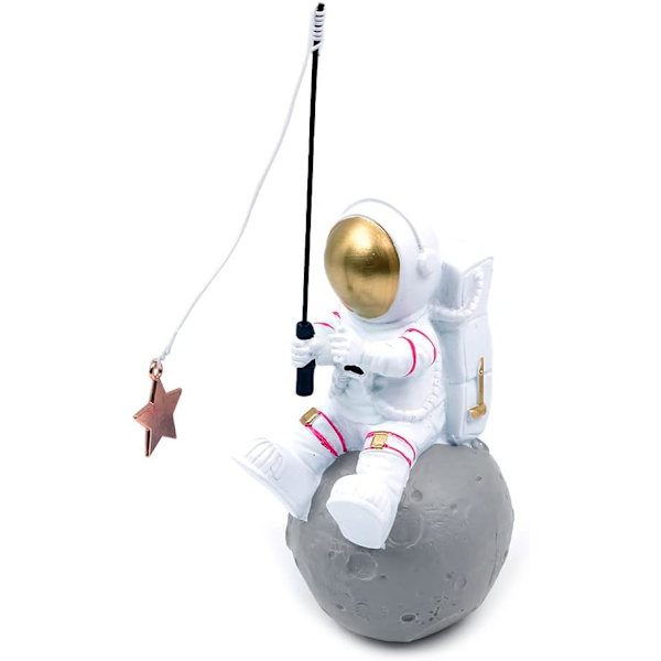 Astronaut Figurine Skulptur Rymdman Staty Skrivbordstillbehör Barn Pojkar Sovrumsdekor Astronaut Tema Dekoration Prydnad