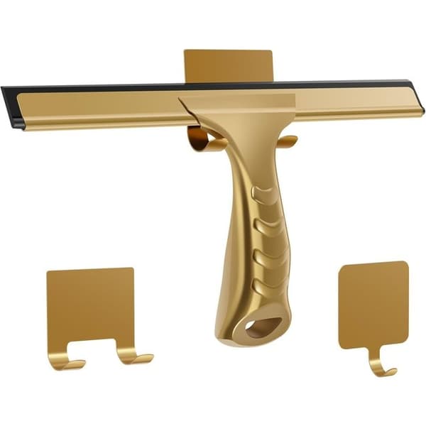 Dusjnal – 25,4 cm – Multifunksjonell med 2 selvklebende kroker/fester for