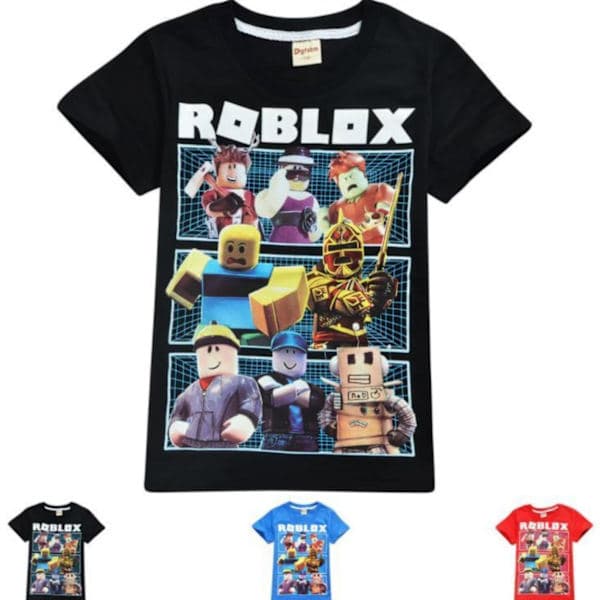 Roblox T-SHIRT Børn - Sort Sort Sort 140 Black 140