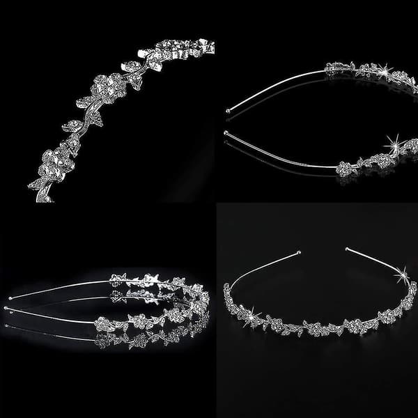 Bröllop Brudbröllop S Silver H Tillbehör Bröllop Tiara
