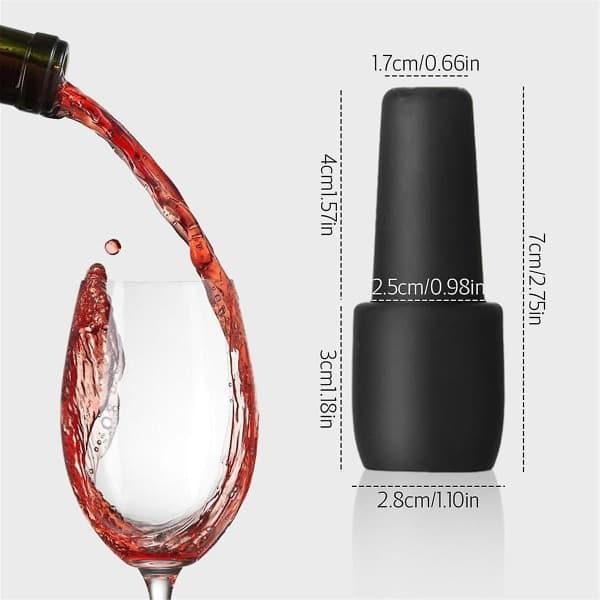 12 st vinstoppare för vinflaskor, återanvändbara mousserande vinflaskor vinstoppare vinstoppare för vinflaskor, vinstoppare