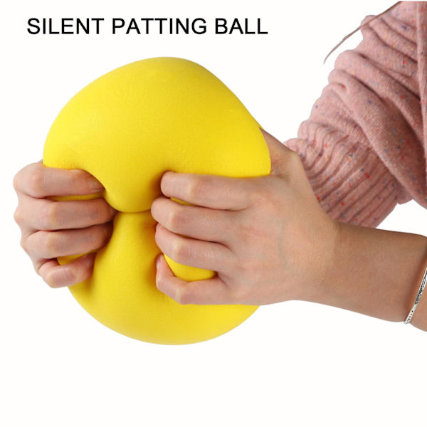 Mjuk Inomhus Tyst Boll För Barn, Speciell Elastisk Polyuretan Leksak För Inomhuslek, Icke-förstörande Kul. Gul Färg. 18cm. 145g Green