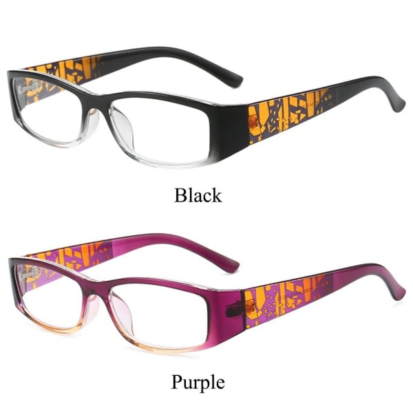 Läsglasögon för kvinnor med fjädergångjärn Purple Strength 3.5x-Strength 3.5x
