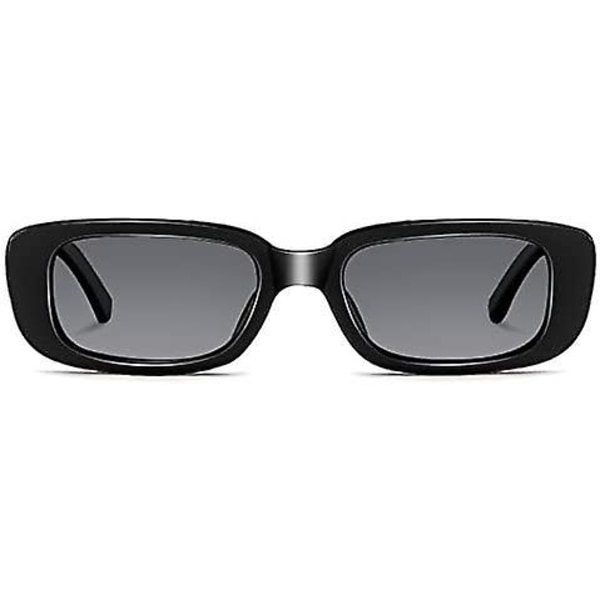 Rectangle Sunglasses For Women Mentrendy Retrosquare Sunglasses Eyewear - Black -