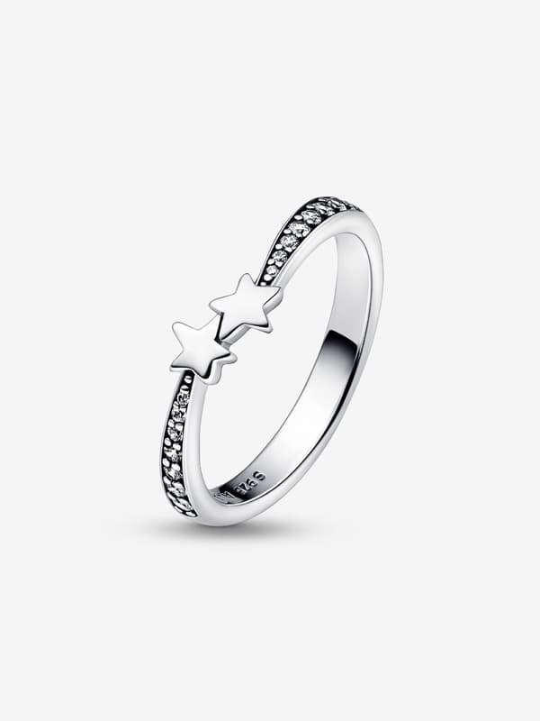 Pandora - Shooting Stars Sparkling Ring - Sterlingsilver Circumference: 52mm