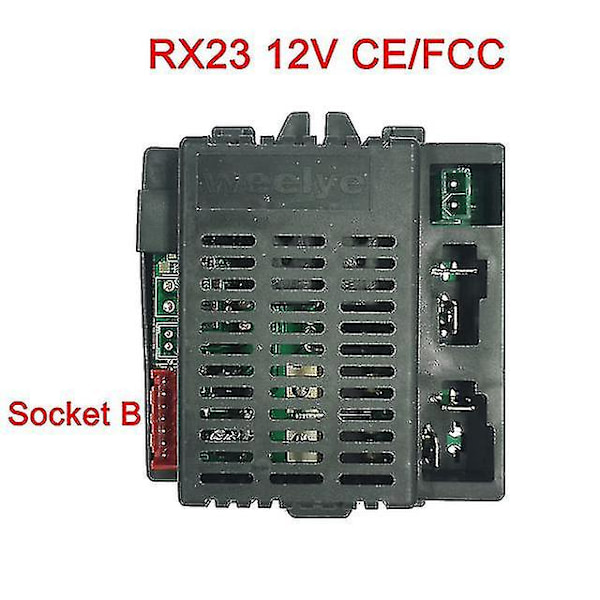 Elektrisk lekebil for barn med Bluetooth-fjernkontroll, kontroller med myk start-funksjon 2.4g Bluetooth-sender [xc] RX23 B FCC