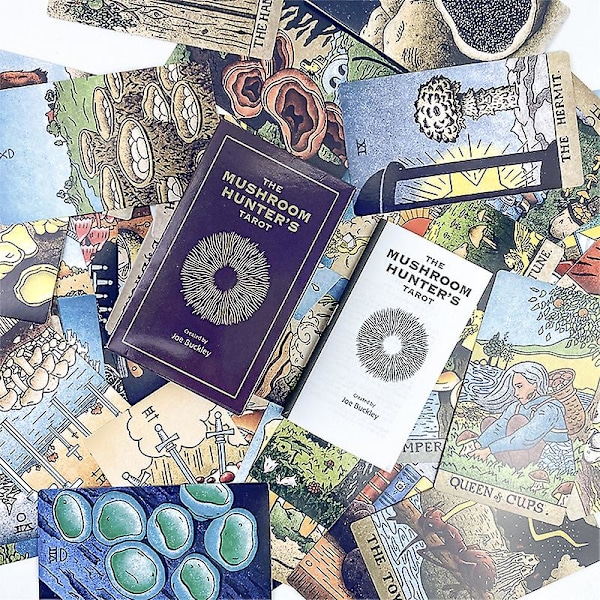 12*7cm The Mushroom Hunter's Tarot Card Party Board Game Divination W/manual