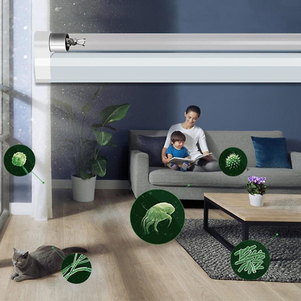 8w T5 Bakteriedrepende Lys Uvc Desinfeksjonslampe Ultrafiolett Drepe Midd Uv-Lampe 220v