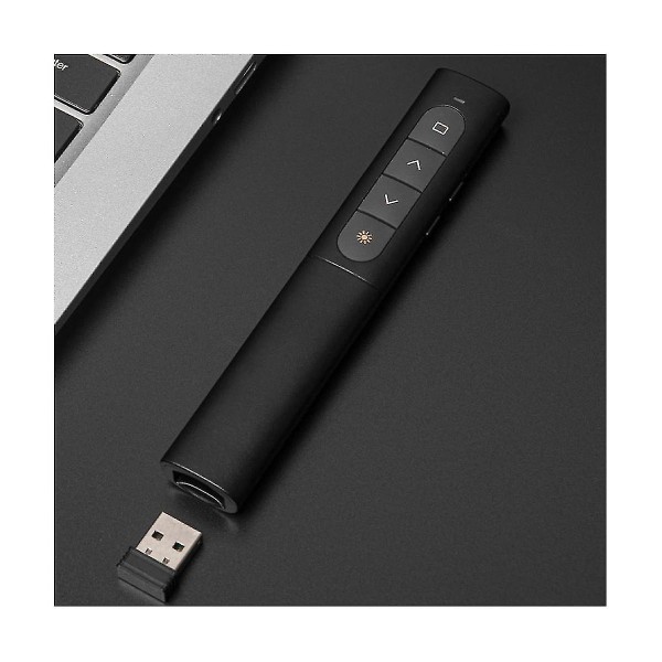 2,4 GHz USB trådløs PowerPoint fjernkontroll presentasjonspeker fjernkontroll smart